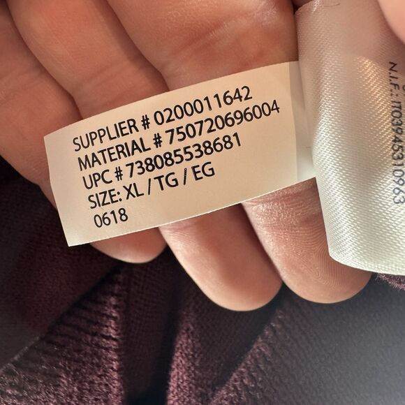 Chaps Sweater Vest Mens XL Red Maroon V Neck Pullover Knit New With Tags Cotton - Picture 9 of 13